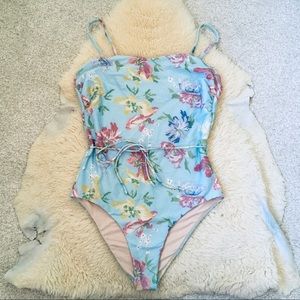 Chelsea28 Easy Tie Retro One-Piece Swimsuit
